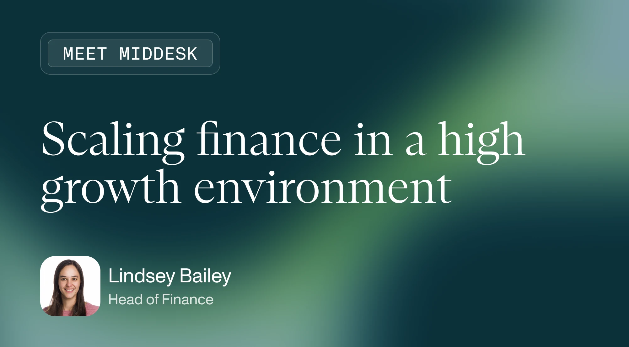 Head of Finance